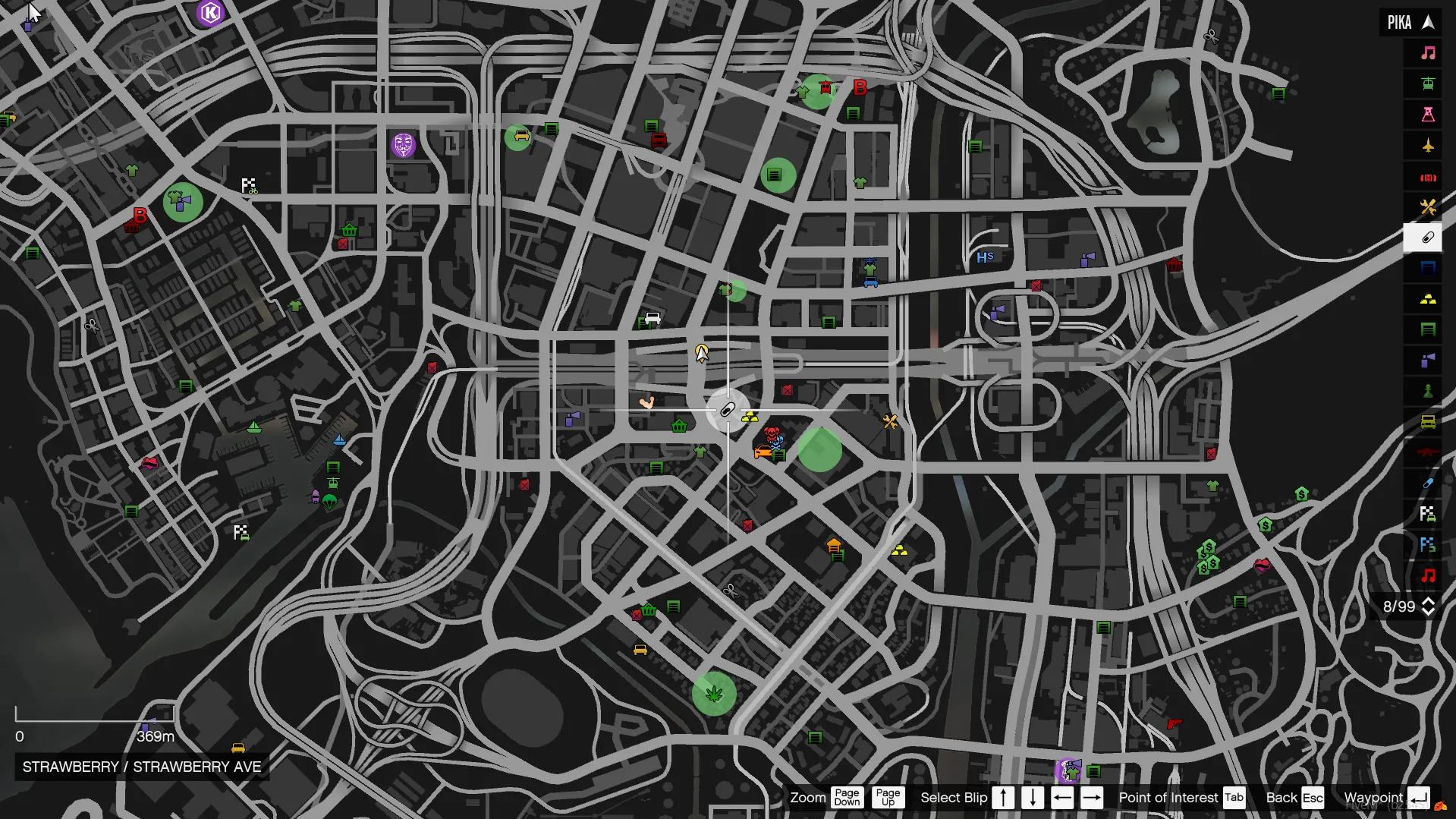 Sell waypoint