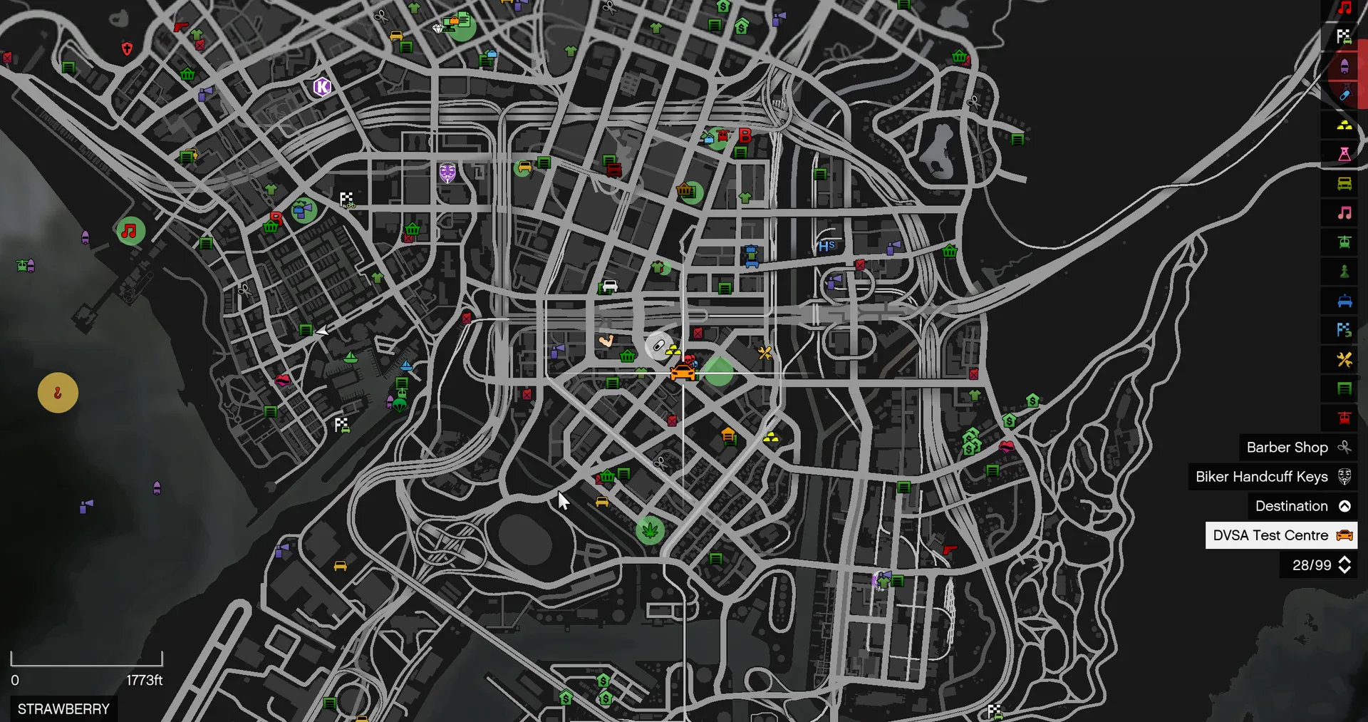 1.Head down to the DVSA Test Centre, located on the map above