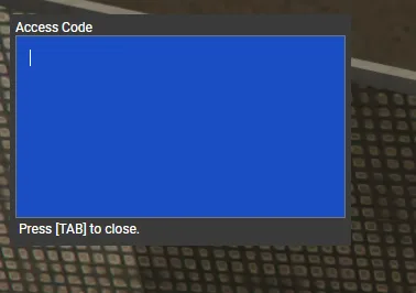 Enter Access code here