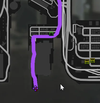 You should then see a waypoint that has been placed on your map where you can then check on your GPS by pressing the hotkey ESC.