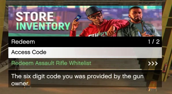 Access code